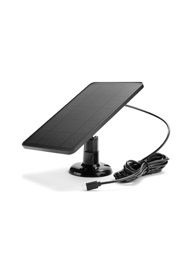 Konesam 10w Güneş Enerjili Şarj Paneli, Ip6 Su Geçirmez, Tip-c Çıkışlı, Düşük Enerji Tüketimli Güvenlik Kamerası İçin.