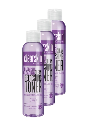 Avon Akneye Meyilli Ciltler İçin Tazeleyici Tonik 3 x 100 ML