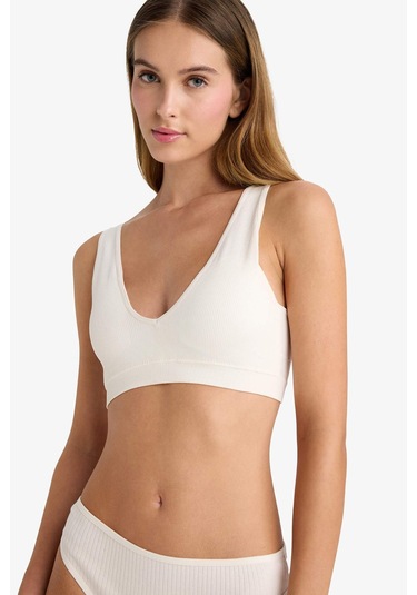 Defacto Çıkarılabilir Pedli Seamles Bra-fall İn Love C1642ax25auwt46 Beyaz