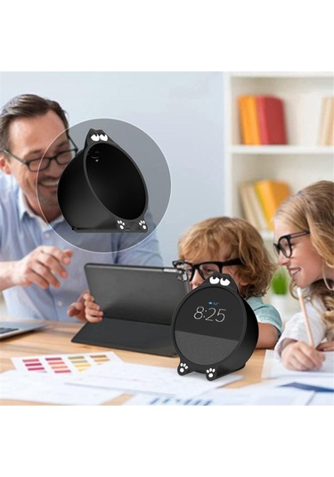 Amazon Echo Spot 2024 İçin Silikon Kılıf Yumuşak Su Geçirmez Toz Geçirmez