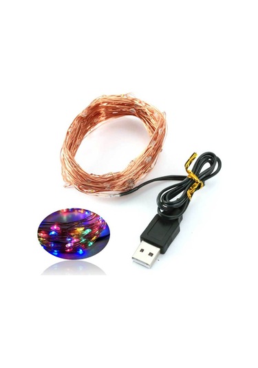 Mufunye Renkli 5 Meters 50 Lamp Christmas Decoration Lights