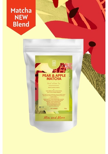 Mim and More Pear & Apple Matcha Armut & Elmalı Matcha 50 G