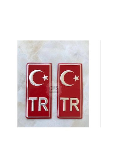 Tr Plaka Sticker 2'Li - Türkiye Plaka Sticker - Türkiye 464053811