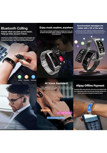 Cbtx K7 1.14" Silikon Askı Akıllı Saat (İthalatçı Garantili)