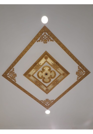 Decogold Saray Tavan Köşe Motif 41 26 Cm Altın