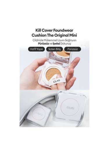 Mat Bitişli Clıo Kill Cover Founwear Cushion The Original Mini 23n Ginger Spf50+ Pa+++ 23n Ginger