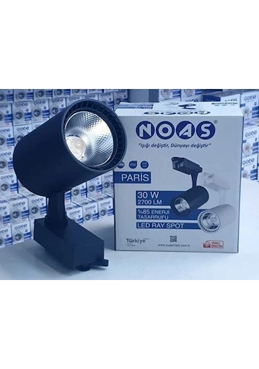 Noas 30 Watt Siyah Kasa Günışığı Ray Spot