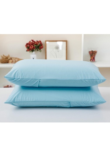 Homyl Nefes Alabilir Akar Önleyici Yastık Koruyucu Kılıf Mavi