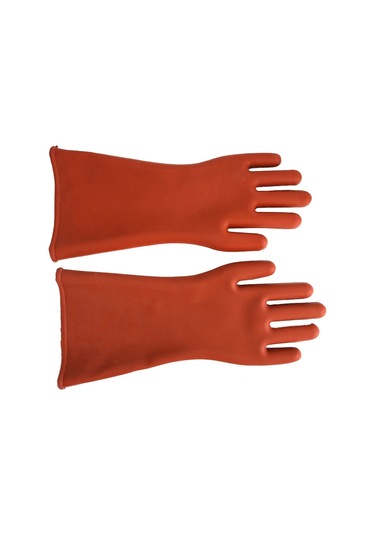 Geeroyoo 12kv Yüksek Gerilim Koruyucu Lastik Eldiven, Elektrikçi İçin Islaklık Ve Aşınma Dayanıklı, Elektrik Odaları Ve Güç Tesislerinde Kullanım