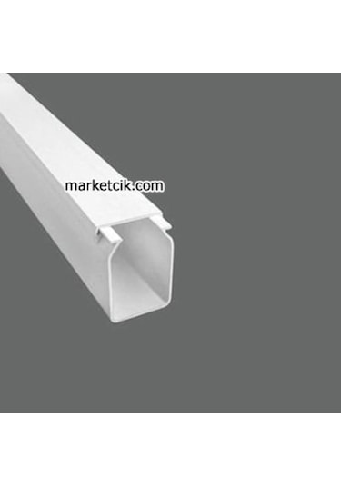 Mutlusan 25X40 Mm Kablo Kanalı Eko Serisi Beyaz 80 Metre Koli