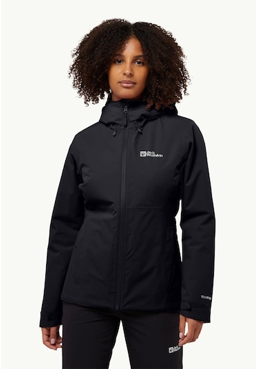 Jack Wolfskin Wisper Su Geçirmez Kadın Mont-a61893 Siyah