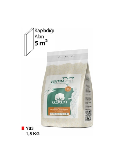 Ventrawall Yalıtımlı Sürülen Duvar Kağıdı-sarı- Y03-1,5 Kg-5m²