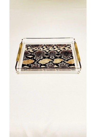 Snake Tray -s- Yılan Desenli Dekorasyon Ve Sunum Tepsisi