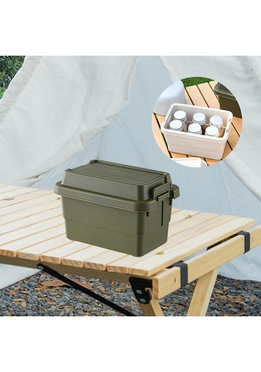 Suntek Açık Saklama Kutusu Kamp Seyahat Yürüyüş Yeşil Yeşil