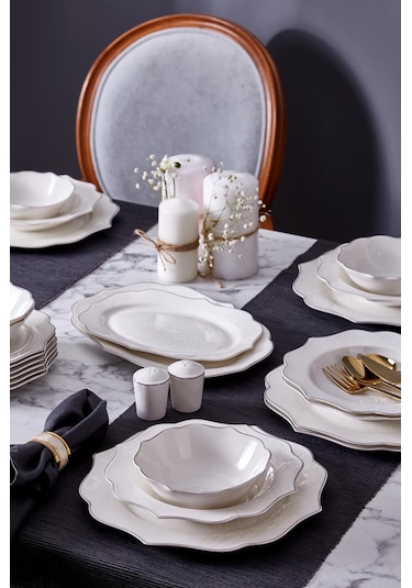 Neva N3243 Yasmin Romantik 28 Parça 6 Kişilik Yemek Takımı