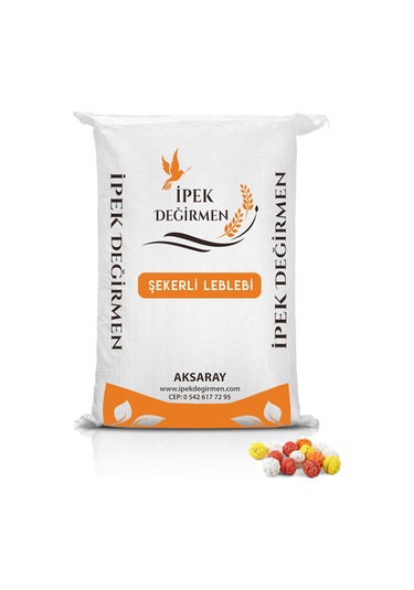 İpek Değirmen Renkli Şekerli Leblebi 2 KG