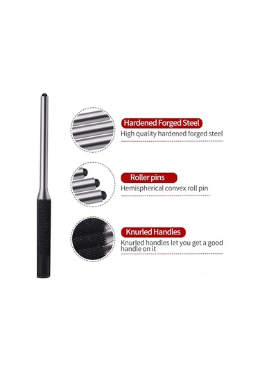 Moveevo 13 Parça Metal Çivi Çeki Seti - Tamir Ve Çözme Aleti, Çivi Vurucu Takımı, Çalışma Tezgahı İle Profesyonel Kullanıma Uygun