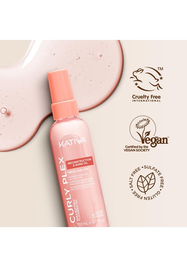Kativa Curly Plex Bukle Onarıcı & Parlatıcı Yağ 110 Ml