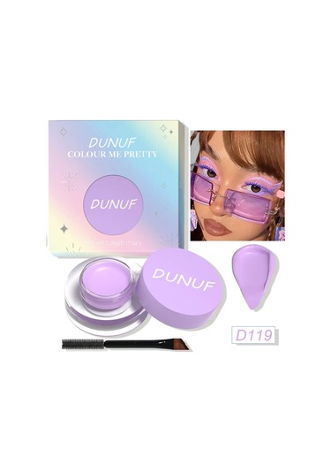 Su Geçirmez Ve Dayanıklı Mat Göz Farı Eyeliner Krem 12 Renkli Kaş Boyası Krem 119 C01