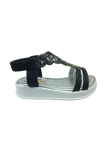 Ortopedikal Grafen Kiz Çocuk Sandalet Taşli Topuklu Abiye (355971676) Siyah