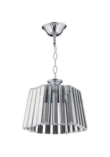 İstanbul Avize Altıgen Elmas Tekli Gümüş Kristal Taşlı Avize Gümüş