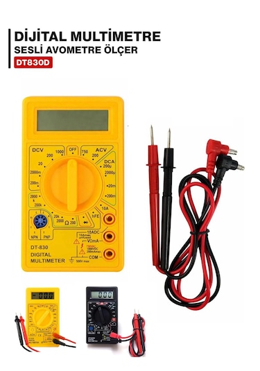 Dijital Multimetre-sesli Avometre Ölçer