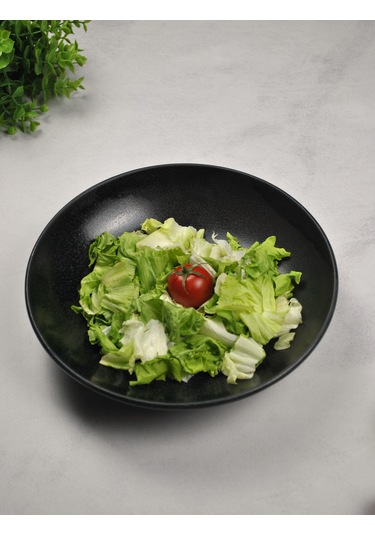 1 Adet Porselen Salata Tabağı 25 Cm Çukur Servis Tabak Sunum Kase