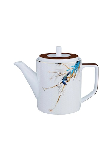Alysia Kuş Desenli Porselen Çaydanlık 600 Cc