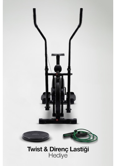 Proforce Manyetik Eliptik Fitness Bisikleti Blackway Siyah