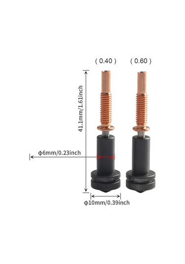 Honmex Yükseltilmiş Akışlı Revo Sert Çelik Ve Paslanmaz Çelik 0.6mm Nozzle Seti - 2 Adet Kırmızı Silikon Koruyucu Kılıf Dahil