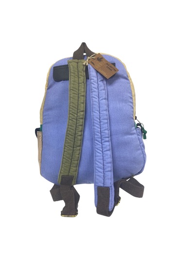 Kaliteli Renkli Vintage Disayn Günlük Sırt Gezi Okul Seyahat Çantası 31 Cm X 41 Cm Turkuaz