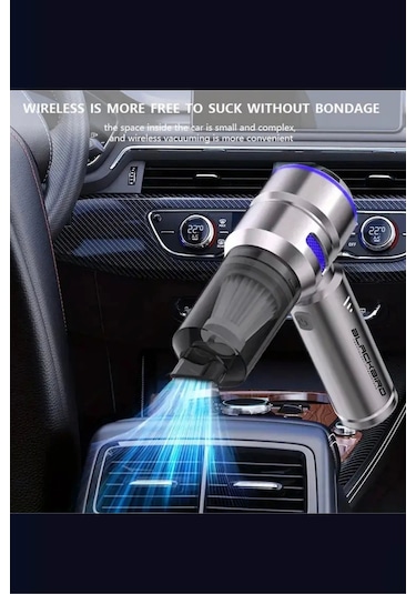 Blackbird Mk-5803 16000pa Kablosuz Araç Süpürgesi 3 Kademeli Güç Şarjlı El Süpürgesi