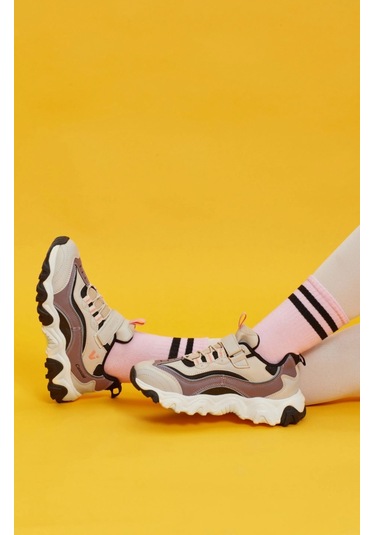 Vicco Pote Kız Çocuk Bej Filet Outdoor Ayakkabı Bej