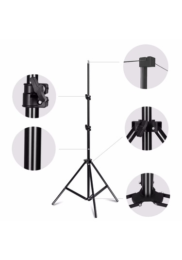 En150cm Boy95cm Projeksiyon Perdesi Tripodlu-ayaklı Taşınabilir