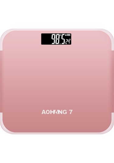 Cbtx Elektronik Çok Renkli Lcd Ekranlı Tartı Pembe