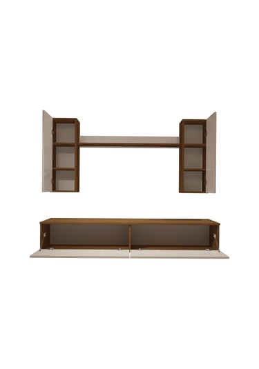 Decoraktiv Eko 7 Slm Std Tv Ünitesi Tv Sehpası Ceviz - Beyaz