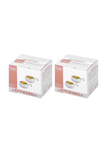 Elan Gallery Çelenıklı Jülyen Tavası Ve Kokot, 4 Adet 270 Ml 202756816 Beyaz