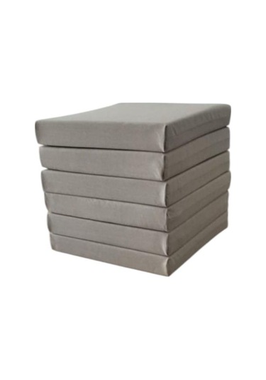 Mc.pierobaby Sandalye Minderi Koltuk Minderi Su Geçirmez Leke Tutmayan Keten Kumaş 6 Adet Krem Mavi