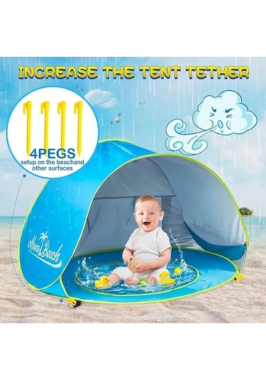 Tongxida Bebek Plaj Çadırı, Güneş Koruma, Pembe Pembe