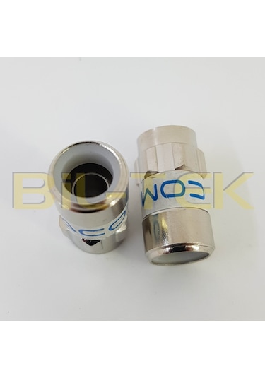 Novacom Rg6 Kendinden Sıkmalı F Konnektor - 2 Adet