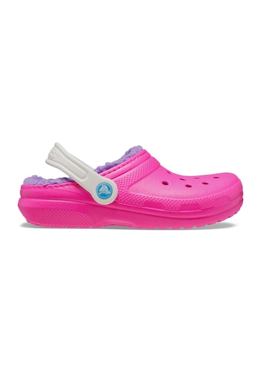 Crocs 207010 Classic Lined Clog K Pembe Çocuk Terlik Pembe