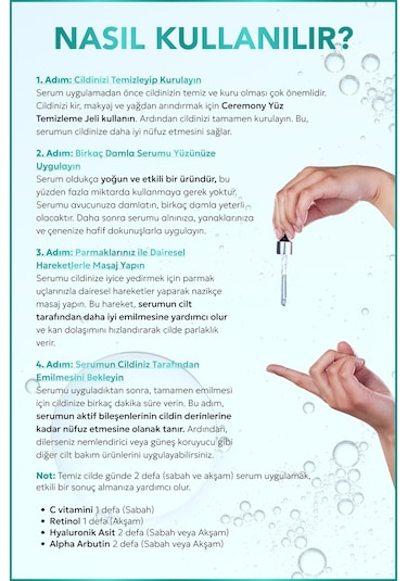 Ceremony Hyaluronik Asit + Retinol Serum 2 x 30 ML
