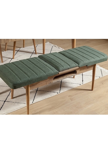 Ahşap Açılır Bench Atlantik Yeşil