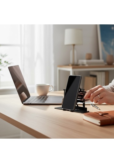 Müdürüm Ben Yazılı Kedi Figürlü Metal Masaüstü Dekor