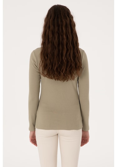 U.s. Polo Assn. Kadın Açık Haki Sweatshirt 50315419-vr183 Acık Hakı