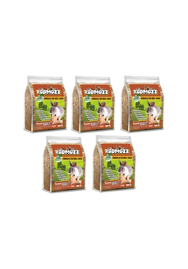 Rodmozz Kemirgen İçin Doğal Altlık Saman 5 x 400 G