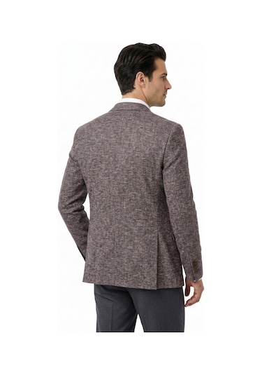 Suitmen Erkek Tek Spor Ceket 4 Drop Çift Yırtmaçlı Mevsimlik Bgl-st05331 Bordo