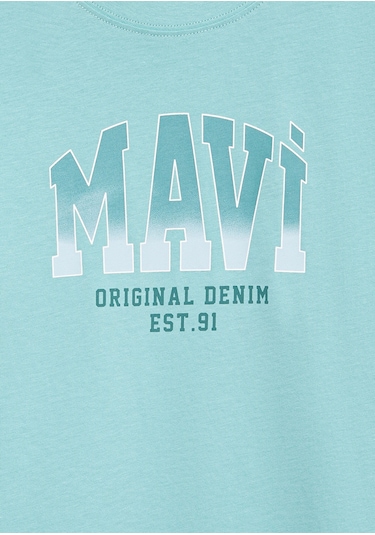 Mavi Jenerik Yeşil Kız Çocuk T-shirt M7610386-71748 Yeşil