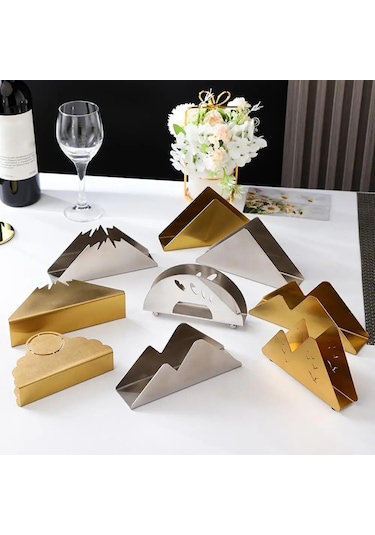 C-peçete Rafı Katı Paslanmaz Çelik İçi Boş Doku Rafı İçi Boş Peçete Tutucu Kağıt Havluluk Ev Gereçleri