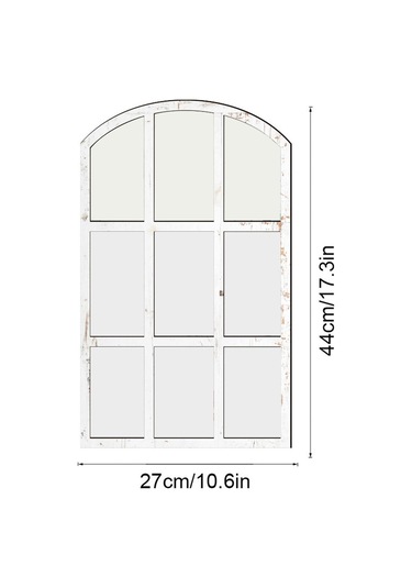 Suntek Kemerli Bölmesi Ayna Taklit Aynası Izgara Duvar Beyaz